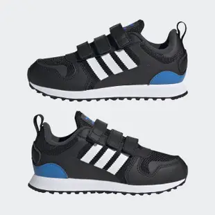 【adidas 愛迪達】運動鞋 慢跑鞋 休閒鞋 童鞋 黑 ZX 700 HD CF C(GY3295)