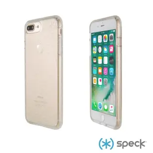 【Speck】iPhone 7 Presidio Clear+Glitter 金色玻璃水晶防摔保護殼(透明防摔殼)