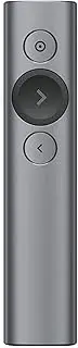 Logitech Spotlight Presentation Remote - Advanced Digital Highlighting with Bluetooth, Universal Presenter Clicker, 30M Range and Quick Charging