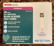 CVS Health True Metrix Self Monitoring Blood Glucose Test Strips (100 Count)