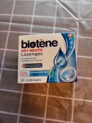 Biotene, Dry Mouth Lozenges, Refreshing Mint, 27 Count Pack of 1 (Exp 2/25)