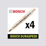 4x Bosch Glow Plugs for RENAULT KADJAR 1.6 15->18 HA HL Duraspeed