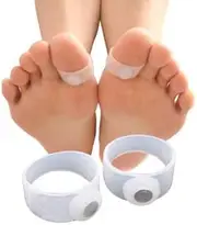 [ANCS] Silicon Rubber Toe Ring Weight Loss Magnetic Toe Ring Set, silicon, Alexandrite, silicon, Alexandrite