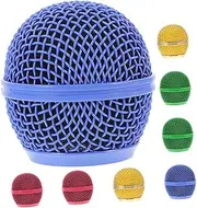 DRESSOOS 8Pcs Microphone Grill Head Replacement Durable Mesh Microphone Grille Compatible with Mesh Covers for Musicians Podcasters Audio Professionals