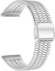 CZKE 20mm 22mm Metal Bands For Garmin Forerunner 265 255 245 645 Misic Strap Venu 3 2 Plus Sq/Vivoactive 5 4 Stainless Steel Bracelet Watchbands