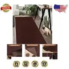 Versatile Brown Indoor/Outdoor Runner Rug 2FT x 23FT - Easy-Clean Rubber Back