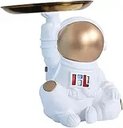 1Pc Astronaut Decorative Storage Tray Unique Key Holder Adornment for Home Creative Design for Keys Glasses Coins Homeowners