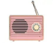 S13 Retro Radio Shape Wireless Bluetooth Music Mini Speaker Outdoor Portable Mini Gift Subwoofer for Home/Party