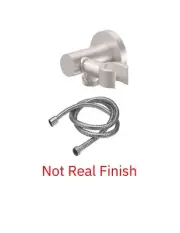 California Faucets 9126S-65-GRP Wall Mounted Handshower Round GRAPHITE PVD New!
