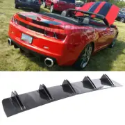 For Chevrolet Camaro SS LS Carbon Rear Diffuser Fins Bumper Lip Splitter Spoiler