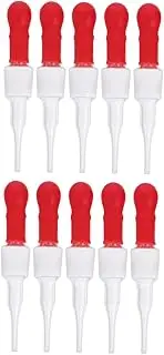 Anneome 10pcs Liquid Droppers Reusable Glass Pipettes for Accurate Transfer Laboratory School Experiments Lightweight Portable Easy to Clean for Science Projects