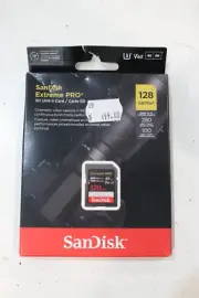Sandisk Extreme Pro SDXC 280/100Mb/S U3 V60 128 GB Memory Card