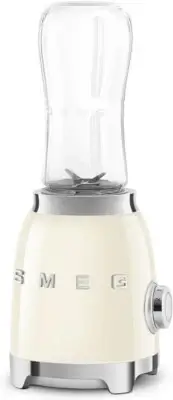 SMEG 50s Retro Style Blender Backlit Knob 600ML BPA Free Bottles Cream PBF01CRUS