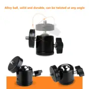 Mini 360 Swivel Ball Head Screw Tripod DSLR Ballhead Stand For Camera 1/4"