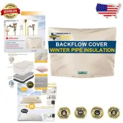 Insulated Backflow Preventer Cover - 36"W x 24"H with Anti-Wind Design
