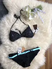 Paul Frank Ladies 2 Piece String Bikini Swimwear Swimsuit size M Brand New