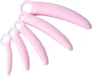 Silicone Dilator Kit for Women Vagina Plug Vagina Trainer Silicone Training Set Massage Pink Toy 5 Pieces Set