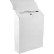 Creative Mailbox Wall Mount Locking Mounted Mailboxes White