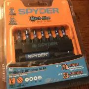 Spyder 1" Mach-Blue Driver Bit kit (19027) FREE SHIPPING