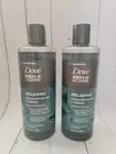 2× Dove Men + Care Relaxing Eucalyptus Oil + Cedar Body Wash, 18 oz