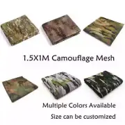 300D Camouflage Burlap Mesh Fabric Sun Shelter Shade Camo Net Garden Fence