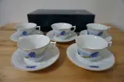 Royal Copenhagen Cup & Saucer 5 sets