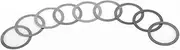 S8282 M54 Piece 0.1-1MM 9PCS Stainless Steel Gasket Astronomical Deep Space Photography