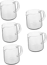 Cabilock Pcs Sturdy Glass Carafe Ml Heatproof Server Ice Cups Borosilicate Glass for Drip Coffee Brewing