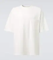 [Lemaire] Lemaire Boxy cotton and linen T-shirt AU 96 white
