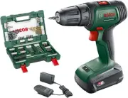 Bosch Cordless Drill Driver UniversalDrill 18 with 91 Piece Accessory Set