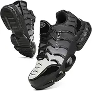 [EXETROL] Steel Toe Shoes for Men Women Indestructible Composite Toe Safety Sneakers Wide Non Slip Comfortable Lightweight Air Cushion Work Shoes Zapatos de Trabajo para Mujer Hombres