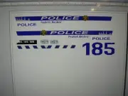 Frederick Maryland Police Car Decals 1:43