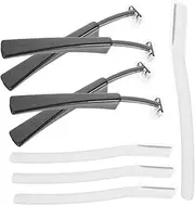 Healeved 4Sets Eyebrow Shaver Portable Facial Hair Razor for Women Compact Eyebrow Trimmer with Lightweight Design for Eyebrow Shaping and Dermaplaning Tool