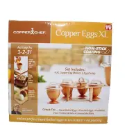 Copper Chef 4 Caddy XL As Seen On TV Non Stick Makers For All Types Of Eggs