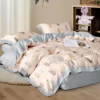 在飛比找momo購物網優惠-【Prawear 巴麗維亞】100%天絲床包枕套組(單/雙/