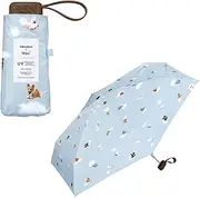 [Wpc.] World Party 801-HK Flying Dog, Light Shielding Umbrella, Mini (100% Light Blocking, 100% UV Protection, UPF50+/Heatproof/Sun or Rain) Folding Umbrella