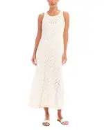 Karen Kane Flowy Crochet Midi Dress