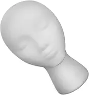 ASAKKURA Wig Display Stand with Mannequin Head Cap Holder for Hats and Wigs Lightweight and Portable Support for Retail Displays and Travel for Maintaining Hat Shape