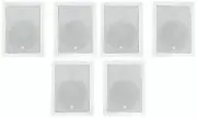 6 JBL Control 126 WT 6.5" 30w Commercial 70v In-Wall Speakers For Restaurant/Bar