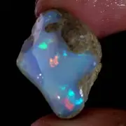 15.60 Ct Amazing Ethiopian "Play-Of-Color" Fire Opal Rough 100% Natural Gemstone