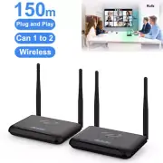 Wireless WIFI HDMI Video Transmitter Receiver Extender Display Camera PC To TV