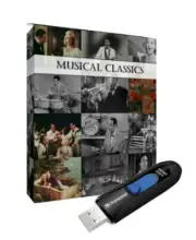 Public Domain Musical Classics 73 Titles on USB Drive Top Music Genre Old Movies