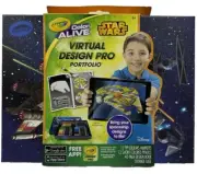 Star Wars Crayons Virtual Design Pro Portfolio Set Art Kit New Gift Idea