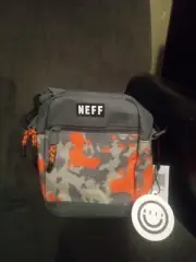 New Neff Multi-Color Sling Bag (mini backpack) - Orange Camo Crossbody Bag