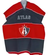 Atlas FC Zorros Jorongo Zarape Mexican Poncho Artesanal 2024 Winter
