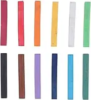 STOBOK Pastel Chalks Set 12 Colors Pastel Sticks Art Pencils for Sketching and Drawing