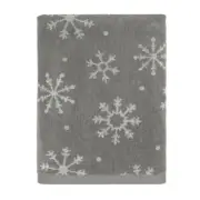 St. Nicholas Square Snowflake Bath Towel ~ NWT ~ unique, fun holiday