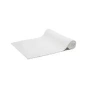 Sir John's Gifts Rans Lollipop Cotton Ribbed Table Runner - White