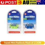 4/8pc Small Mini Padlock Travel Tiny Suitcase Lock Luggage Bag with 2 Key Metal