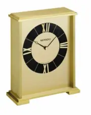 Movado silver impressive mantle clock mgo 171m rare collectible new usa stock